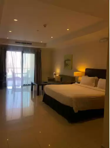 Residential Ready Property Studio F/F Apartment  for rent in Al Sadd , Doha #7717 - 1  image 